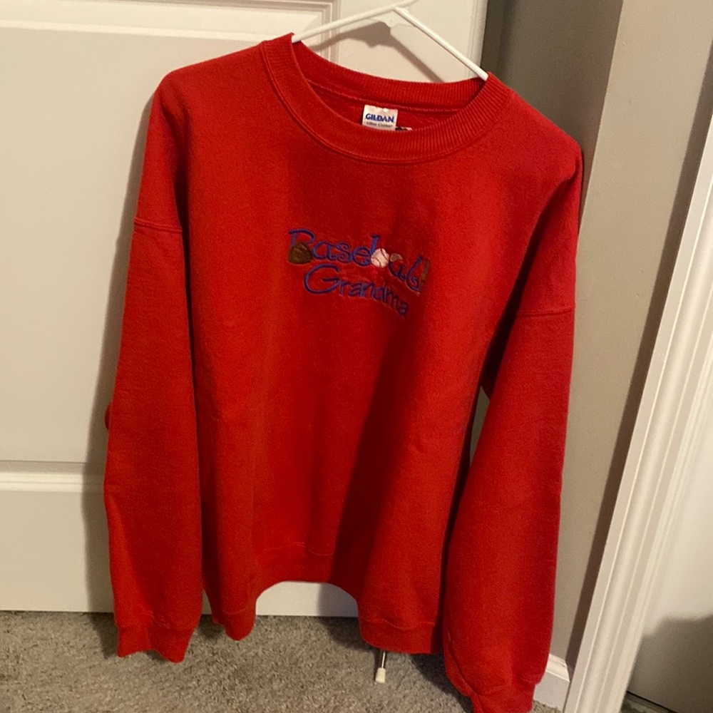 Embroidered Grandma Sweater